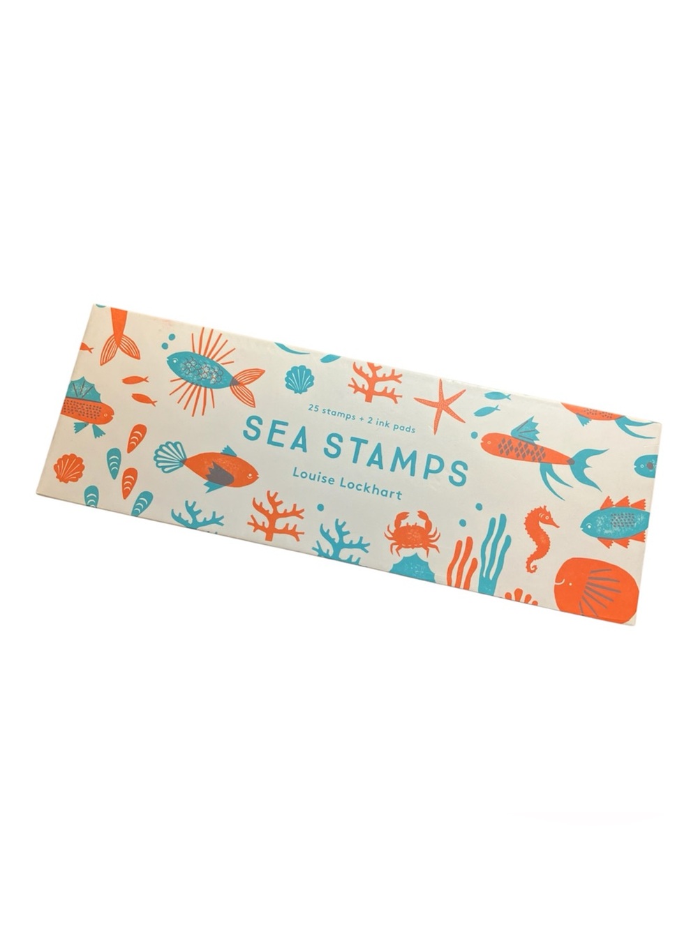 Louise Lockhart Sea Stamps Set 25 Wooden Stamps 2 Inks Coastal Ocean Marine